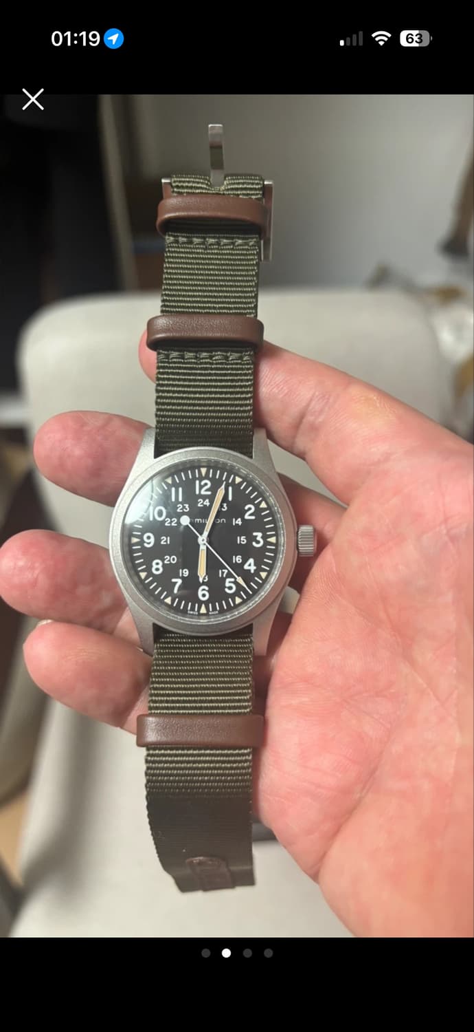 해밀턴 카키필드 메카니컬 38mm 상품이미지2