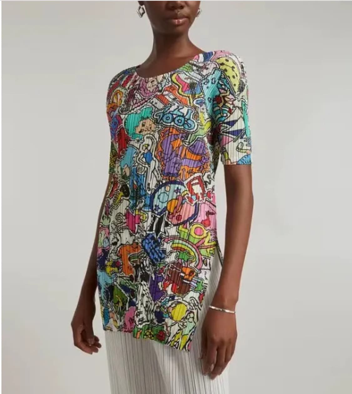 Pleats Please 플리츠 플리즈 2001 코믹스 플리츠 탑 상품이미지1