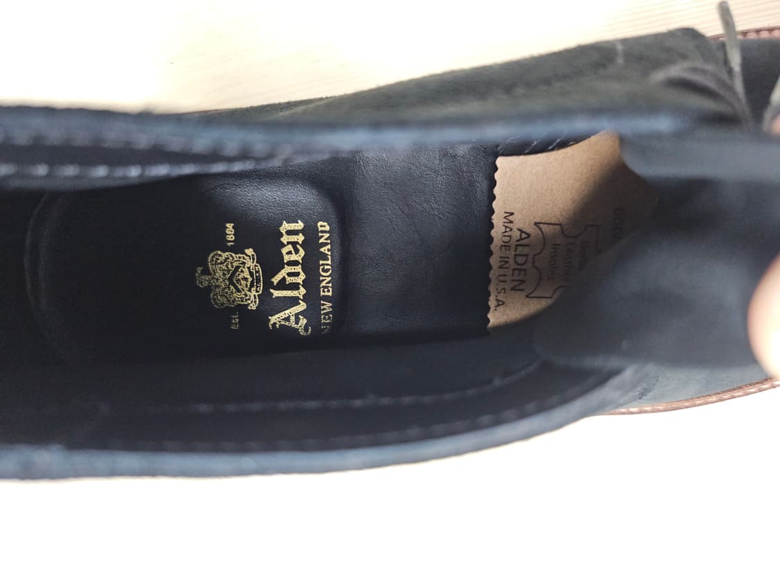 알든 스웨이드 처카 1497 블랙 6.5E 상품이미지7