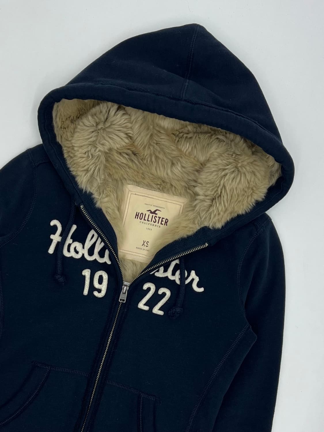 홀리스터 퍼 후드집업 상품이미지2