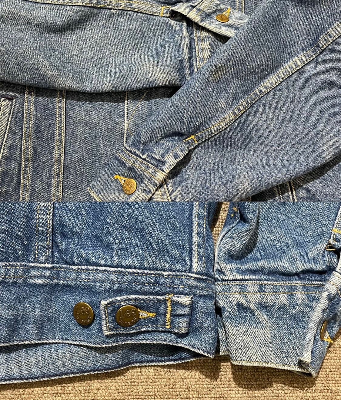 (L) 80s USA Lee 리 스톰라이더 데님 자켓 상품이미지8