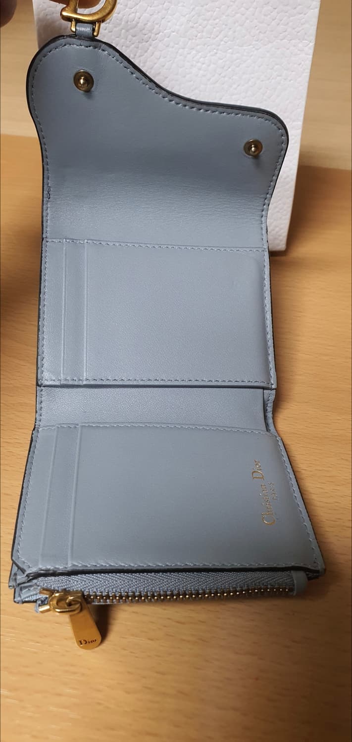 디올 로투스 반지갑/지갑 정품A급(감정O) 상품이미지8
