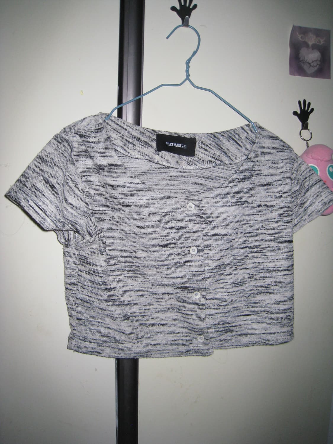 피스메이커 쿠앤크 레이어드 반팔 가디건 상품이미지1