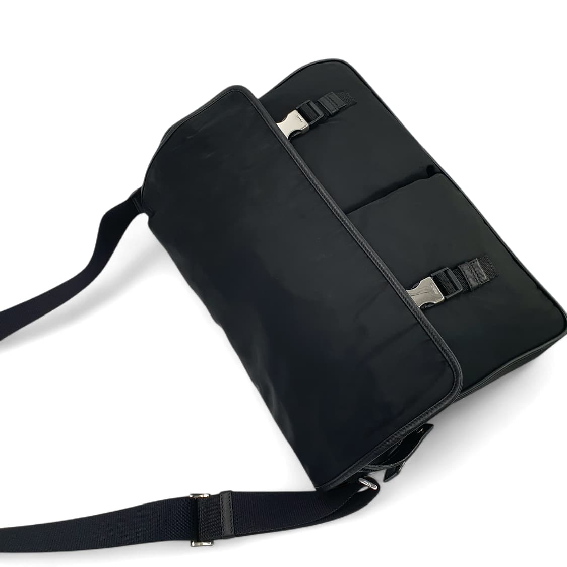 프라다 2vd768 사피아노 은장 투포켓 메신저백 크로스백 상품이미지4