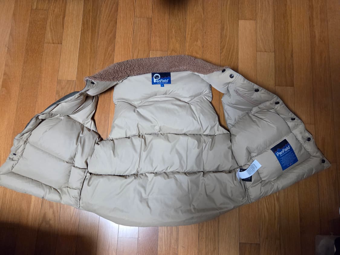 펜필드 락울 패딩 조끼 L 올리브, 아메카지 상품이미지3