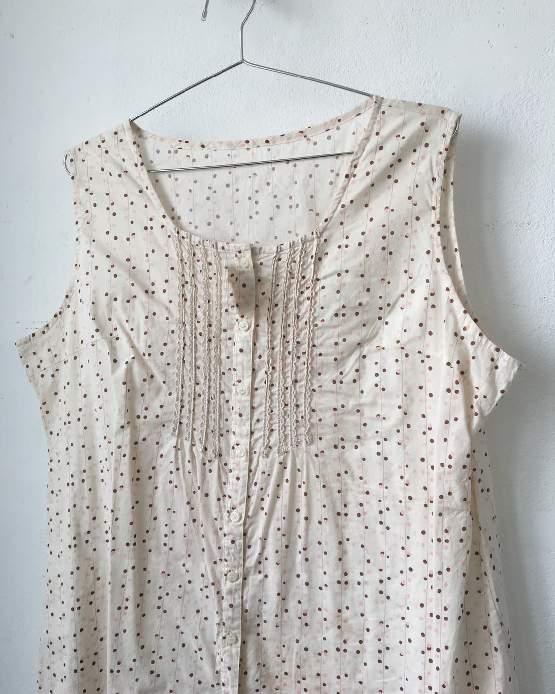 Dot pattern sleeveless 상품이미지4