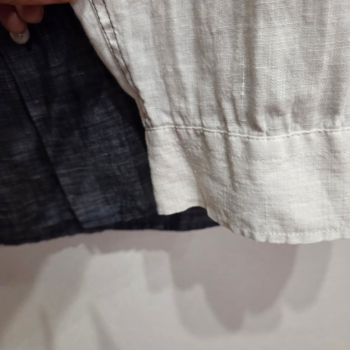 라코스테 린넨 셔츠 L 슬림핏 상품이미지6