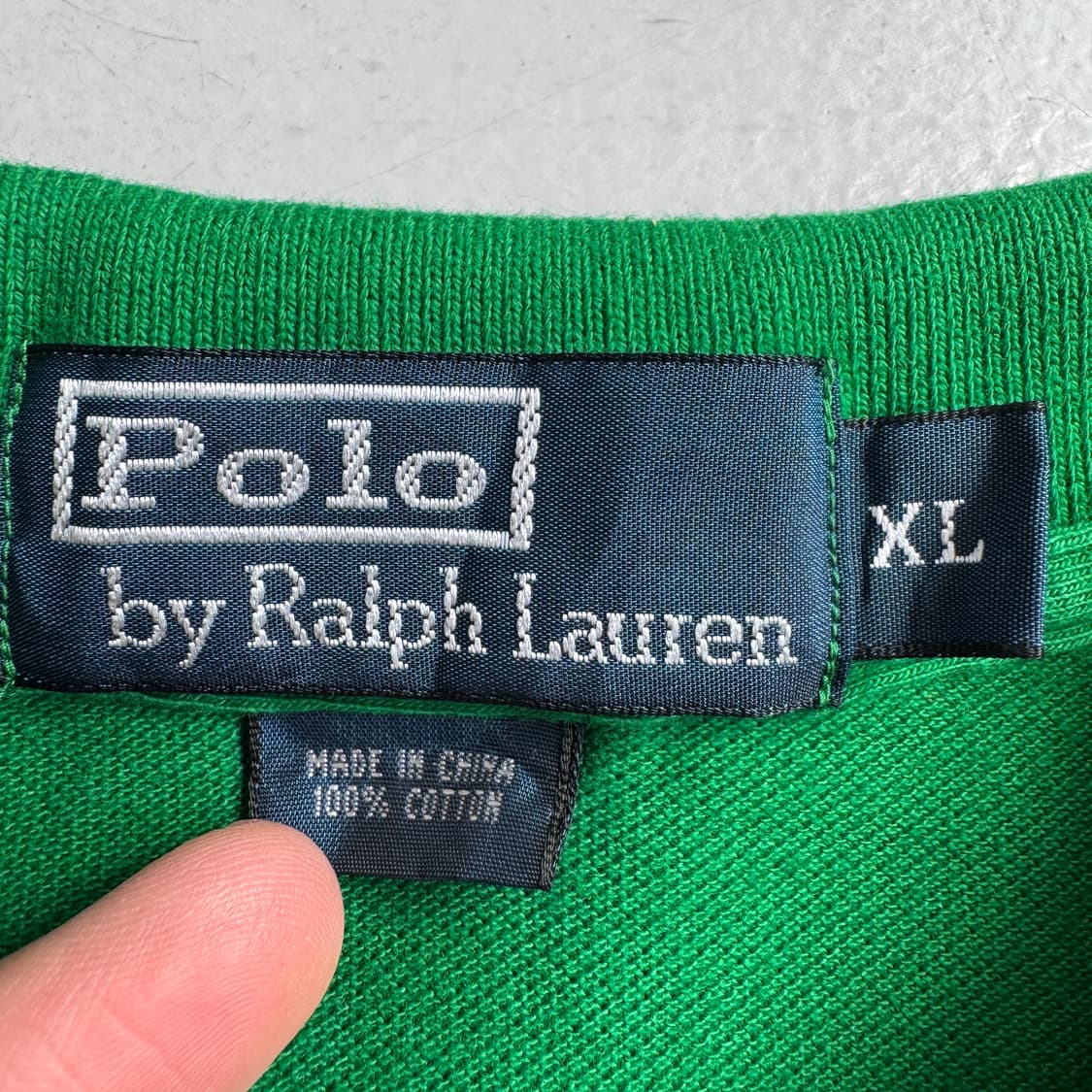 폴로 XL 포니 PK 카라 반팔 티셔츠 그린 상품이미지4