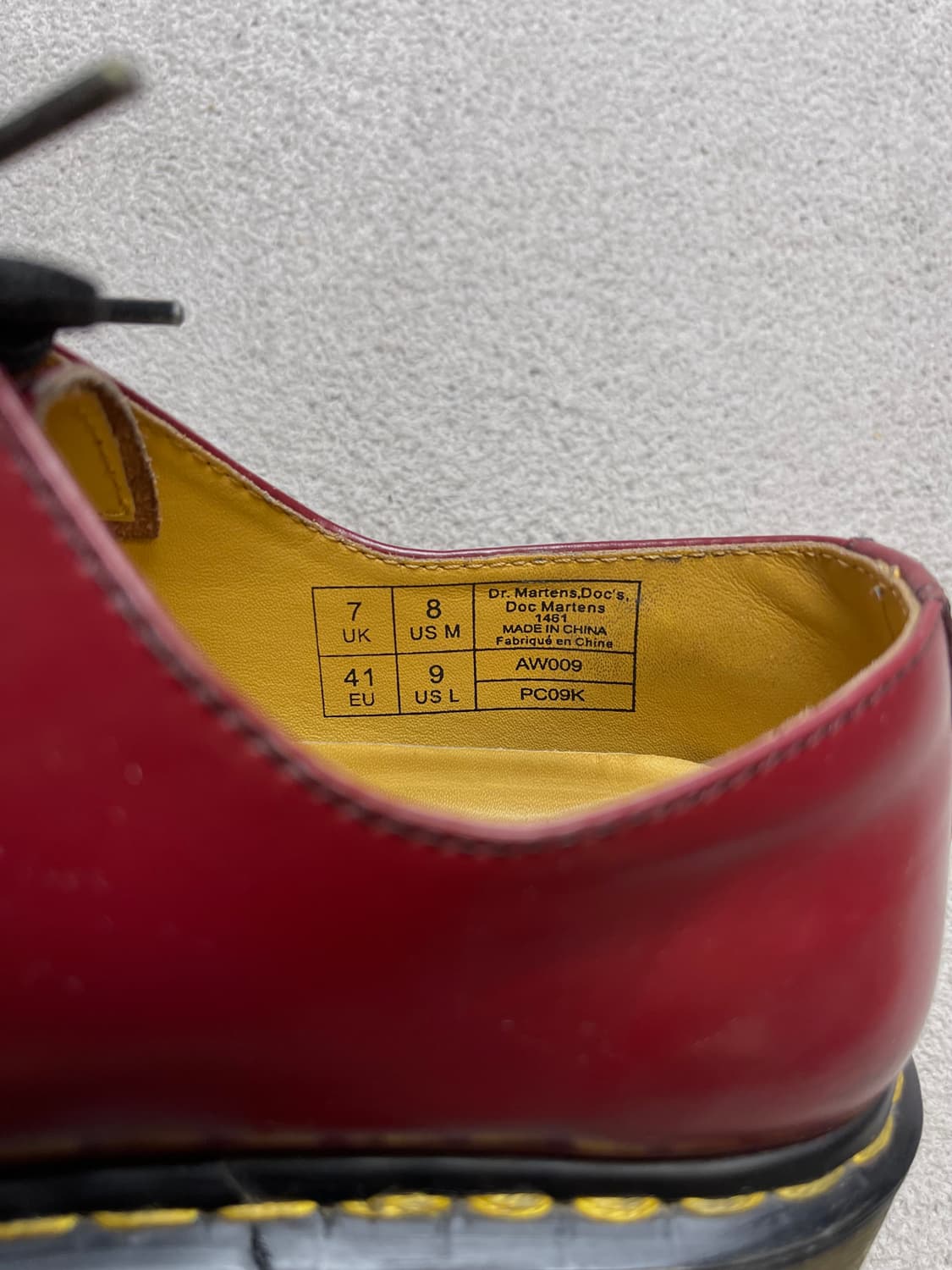 [41] 닥터마틴 1461 3홀 스무스 260-265 상품이미지8