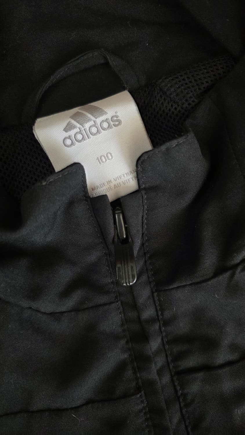 아디다스 빅로고 바람막이 자켓 검골 블랙 골드 100 상품이미지5