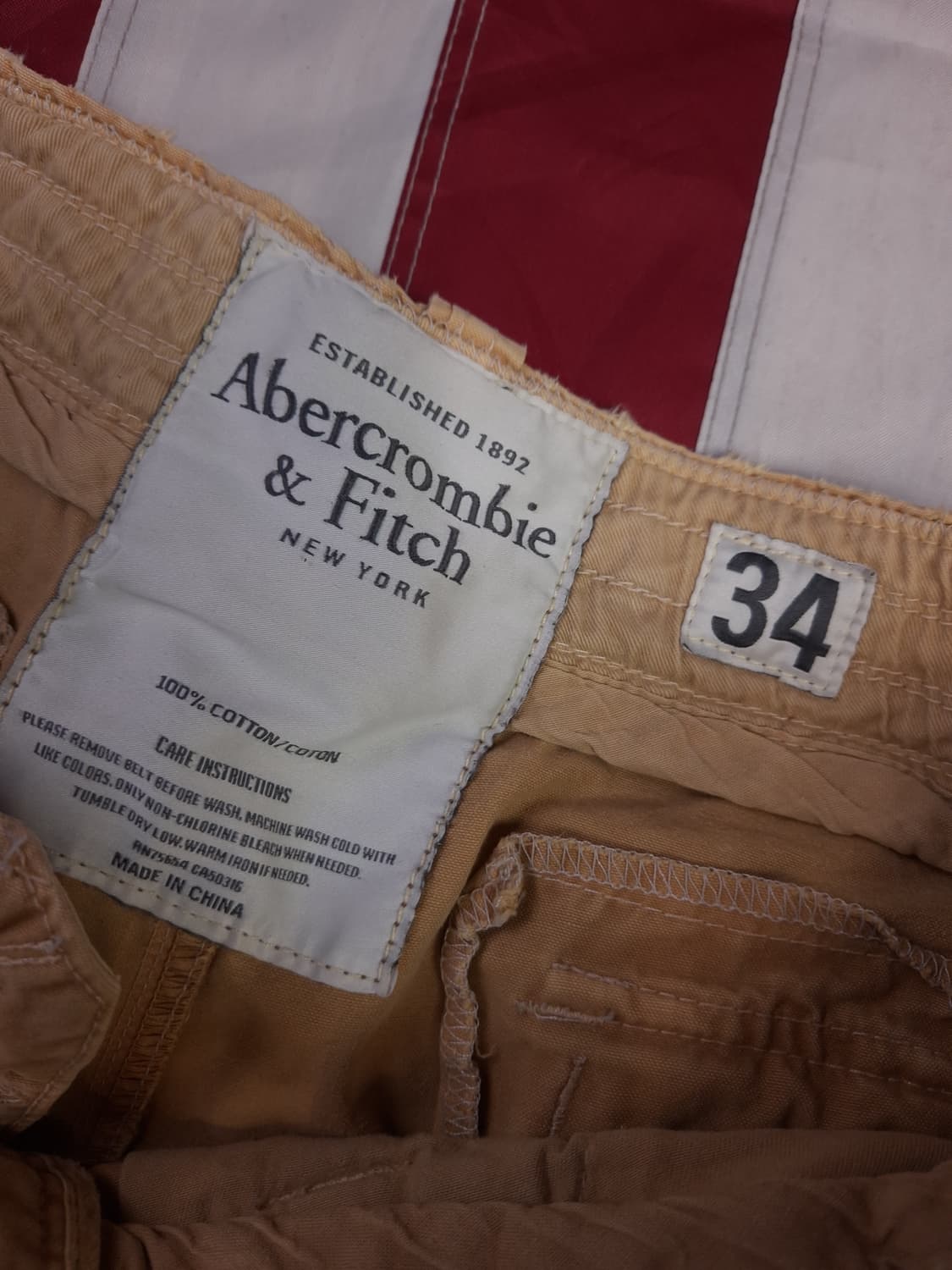 오리지날 아베크롬비 데미지 카고 숏팬츠 상품이미지4