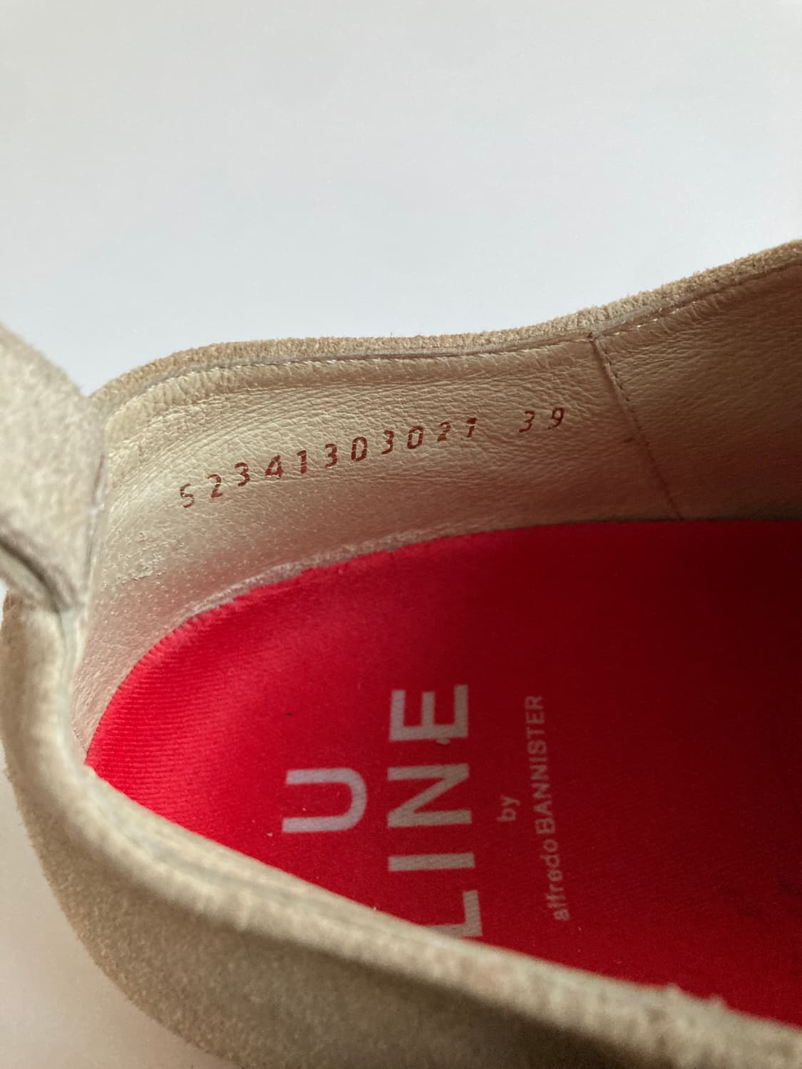 X U LINE suede shoes 상품이미지6
