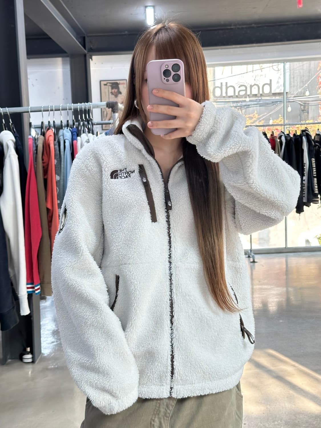 노스페이스 화이트라벨 화이트초코 리모 플리스자켓 상품이미지4