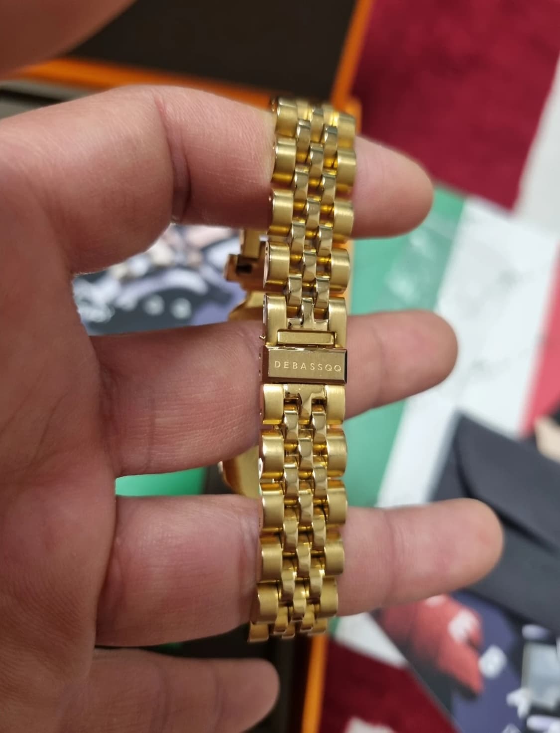 드바스크 금장 메탈 팔찌 상품이미지2