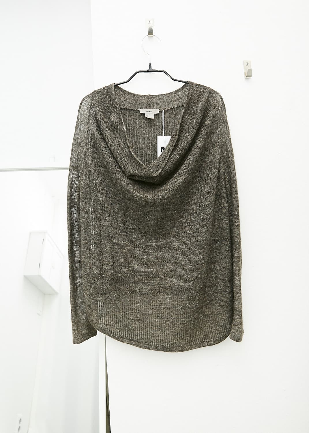 Alpaca Linen Cowl Neck Sweater 상품이미지1