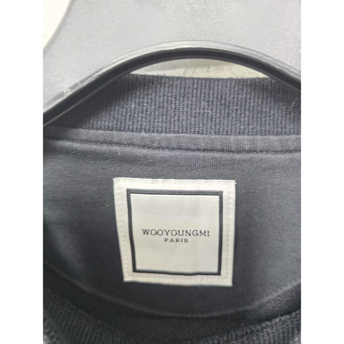 택포) 우영미 블랙 크롭 맨투맨 Free 상품이미지2