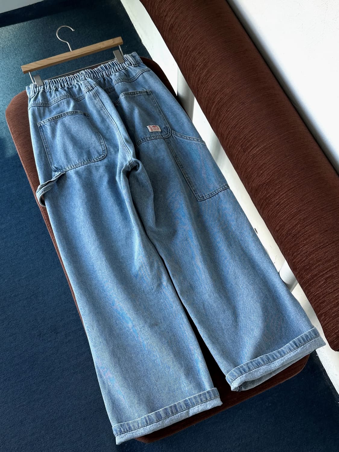 Denim wide design painter pants 상품이미지10
