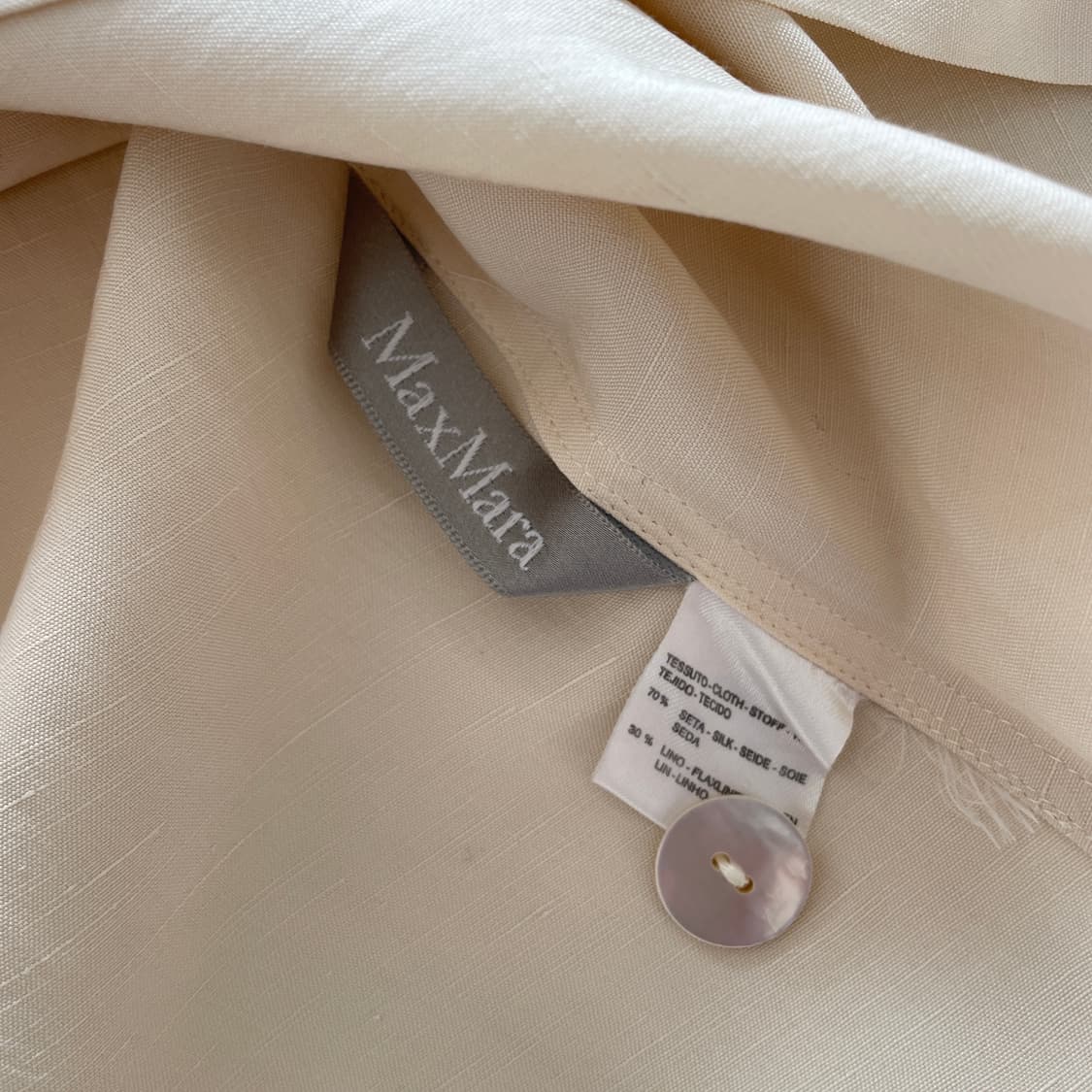 막스마라 실크 린넨 셔츠 상품이미지7