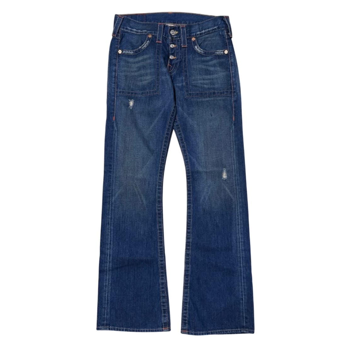 트루릴리전 플레어 토니 부츠컷 데님 팬츠 상품이미지4