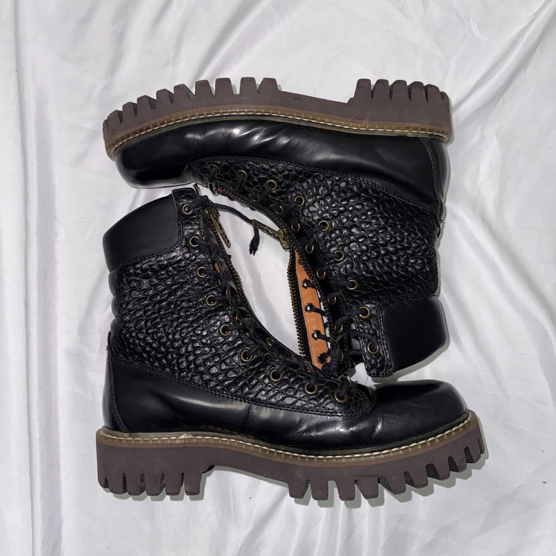 알렉산더 맥퀸 하이탑 집 부츠 상품이미지1