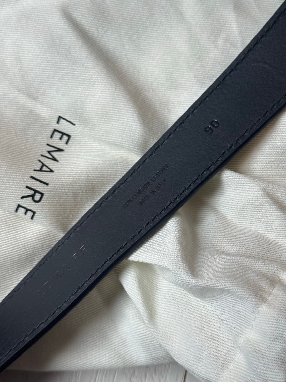 Lemaire Minimal Western Belt Cow Leather 상품이미지4