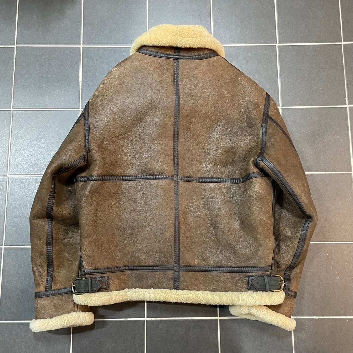 B-3 Leather jacket 상품이미지8