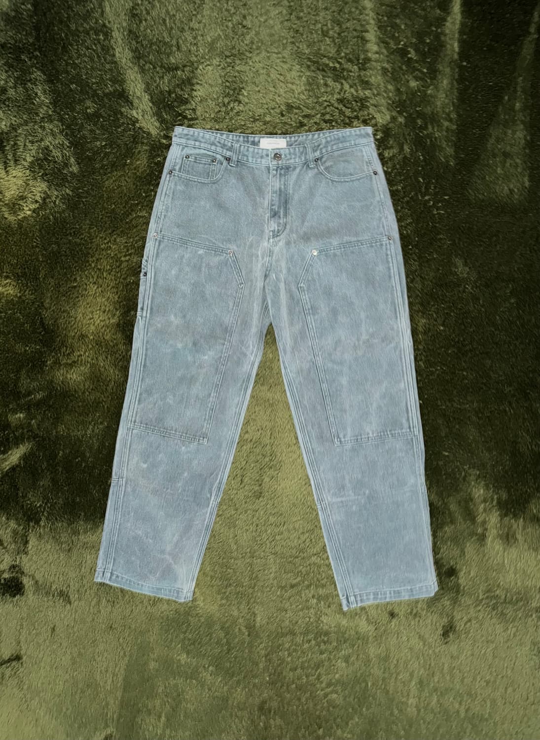 [34] Customellow 커스텀멜로우 워시드 더블니 카펜터 팬츠 상품이미지1