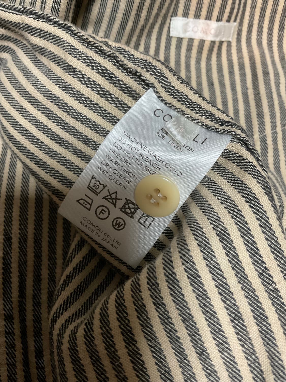 코모리 Comoli 스트라이프 블루종 3size 상품이미지2