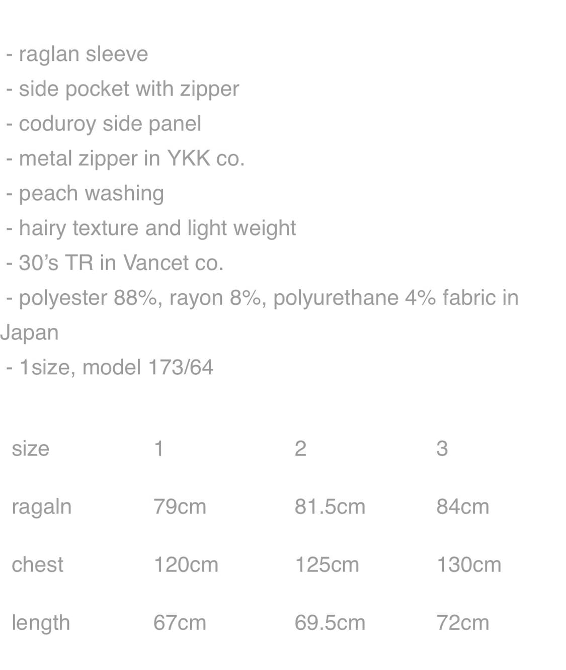 homly fleece jacket 3size 상품이미지2