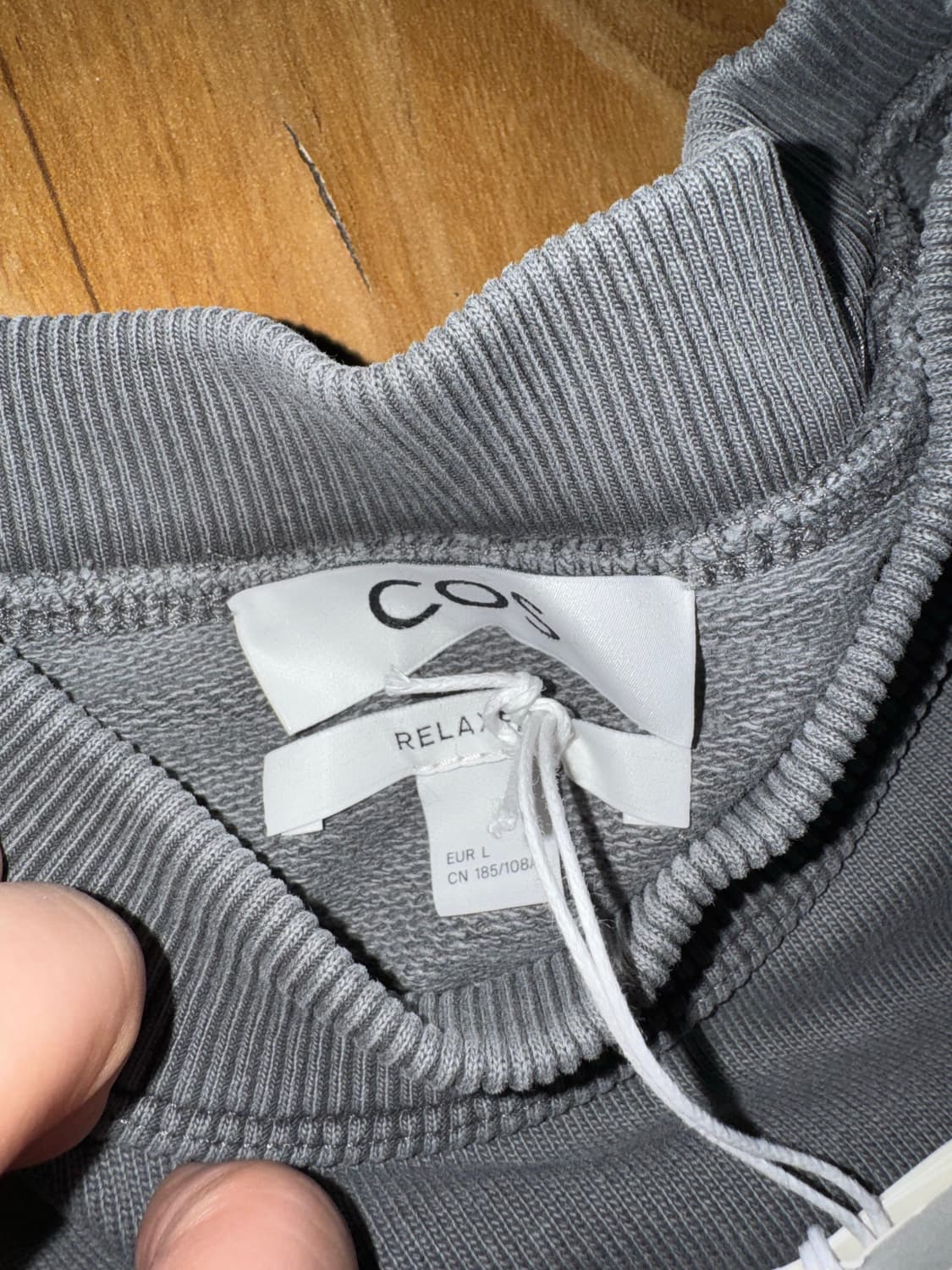 COS 릴렉스드 코튼 스웻셔츠 L판매 상품이미지3