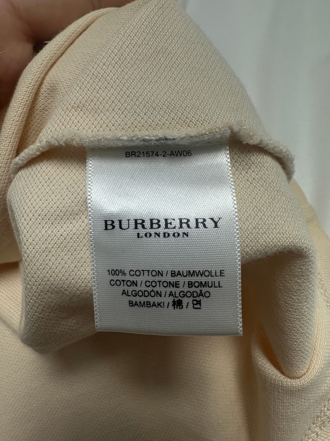 버버리 긴팔티 상품이미지4