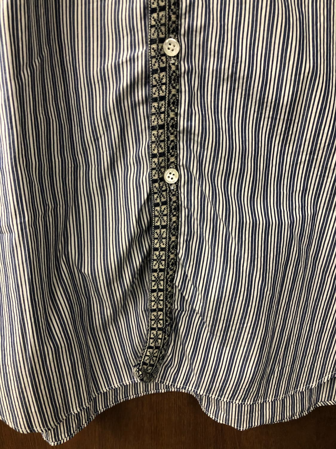 Comme des garcons shirt 니트 믹스 스트라이프 셔츠  상품이미지6