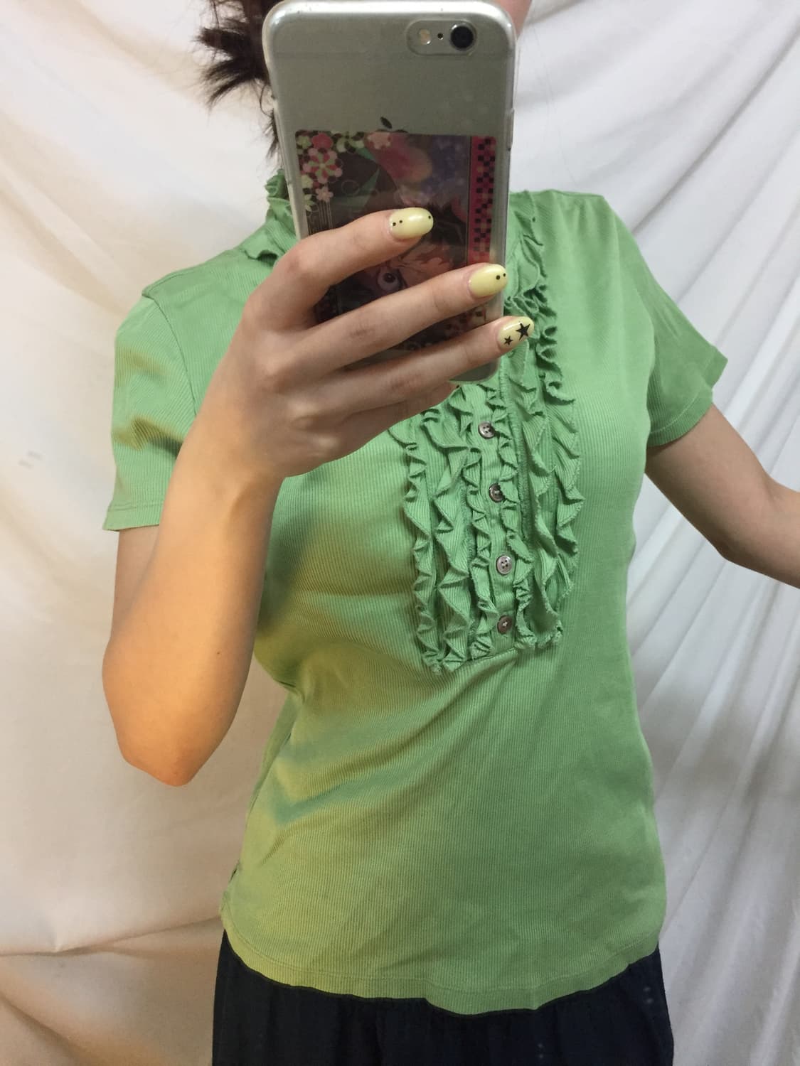 프릴 포인트 티셔츠 상품이미지6