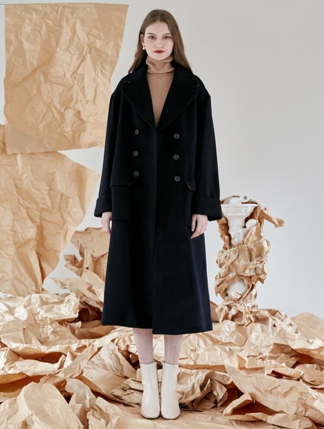 아워코모스 니트 원피스 (조보아 착용) 상품이미지4