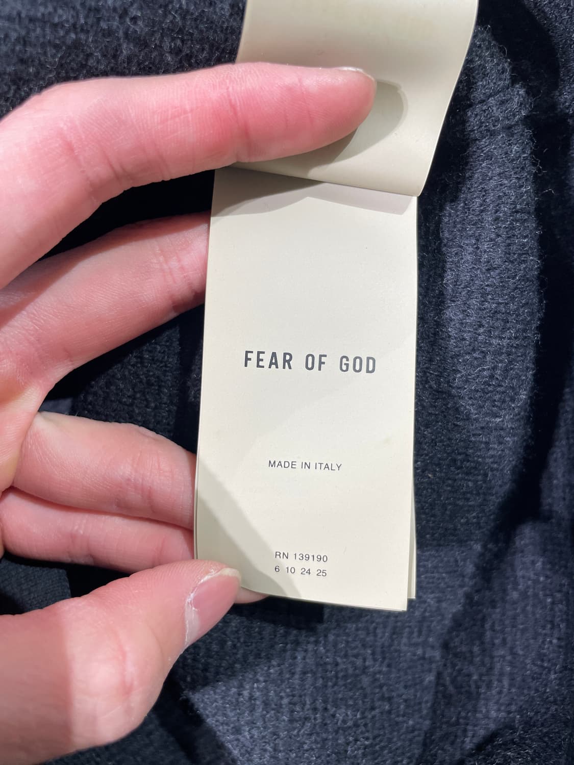 피어 오브 갓 블랙 울 터틀넥 오토만 상품이미지8