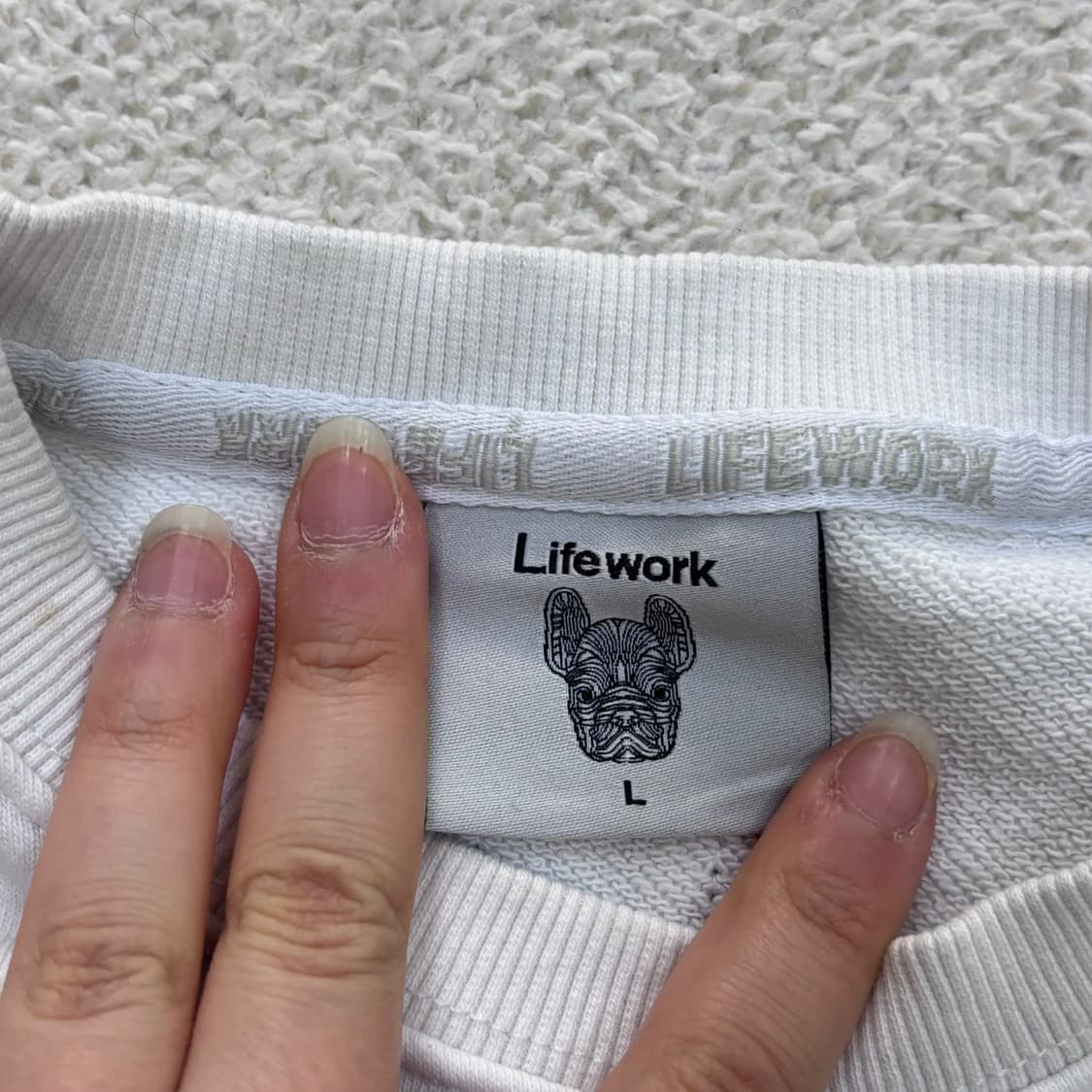 L 라이프워크 힙독 맨투맨 티셔츠 0331E 상품이미지3