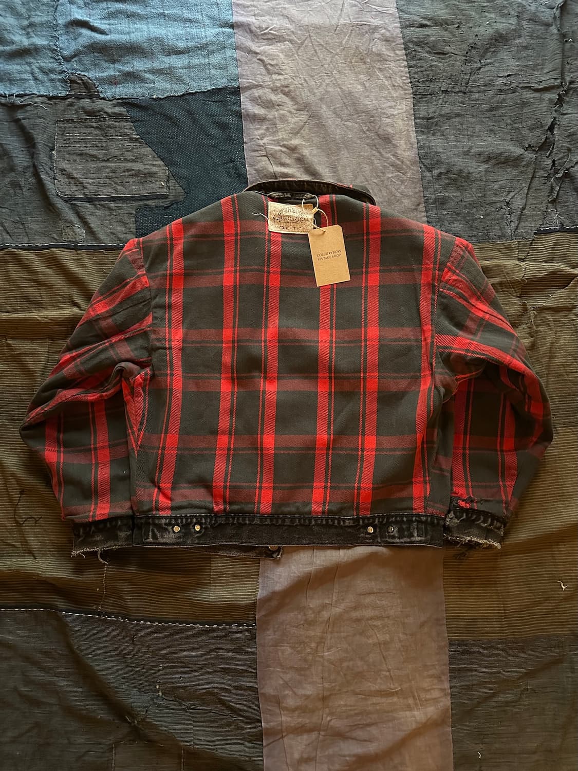 90s USA 빈티지 리바이스 블랙 데님 자켓 상품이미지8