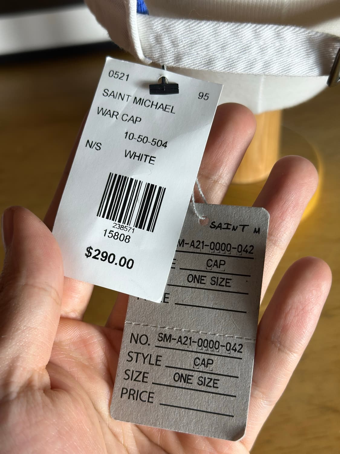 새제품) Saint Michael 세인트 미카엘 마이클 모자 상품이미지4