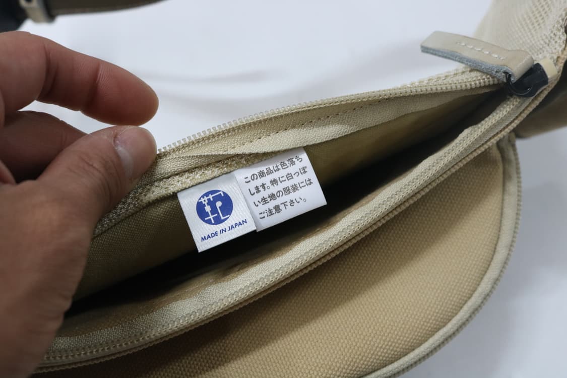 포터 캔버스 레더 배색 힙색 상품이미지6