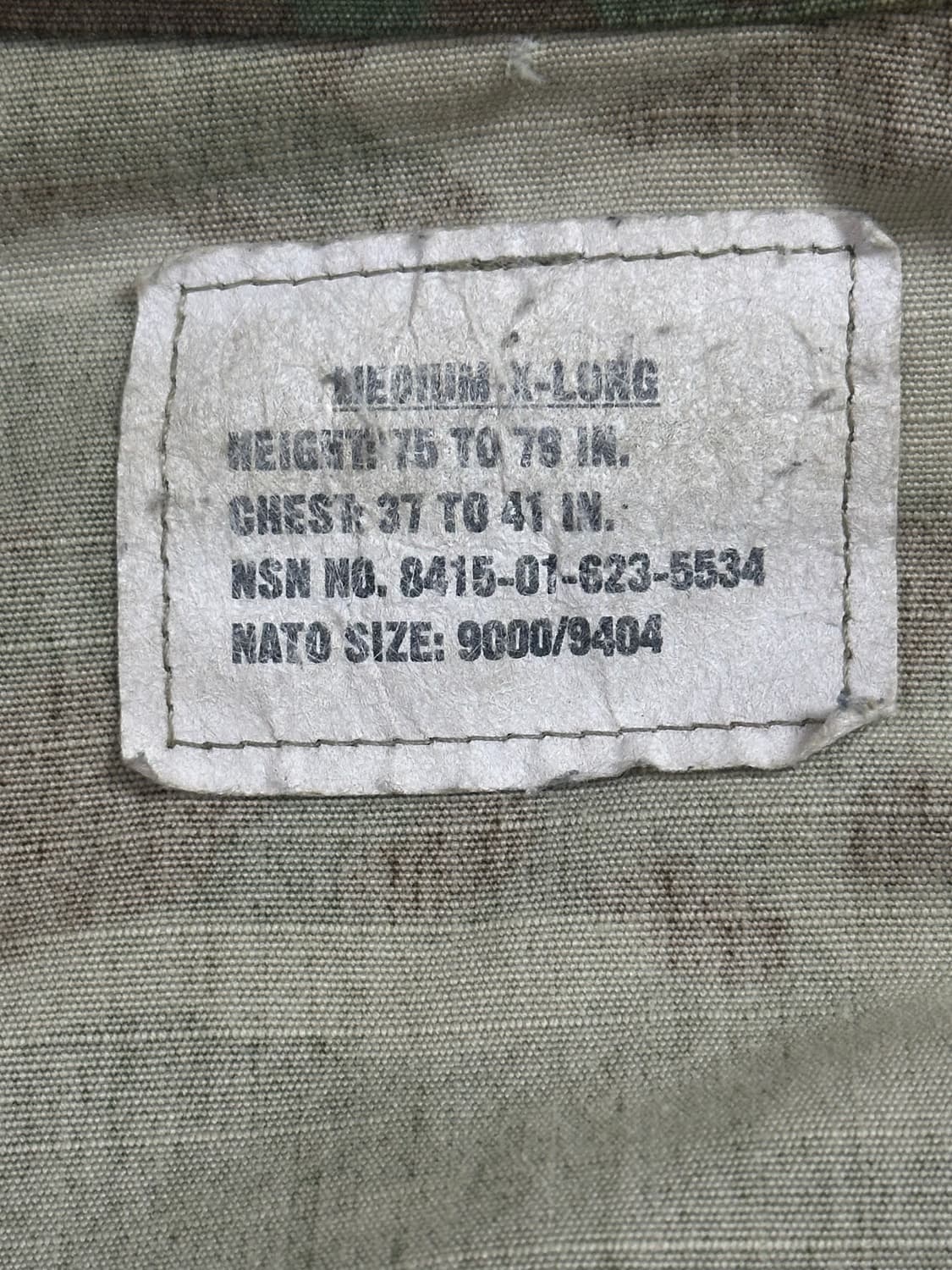 미군 OCP 멀티캠 전투복 상의 (M/XL) (L) 상품이미지8