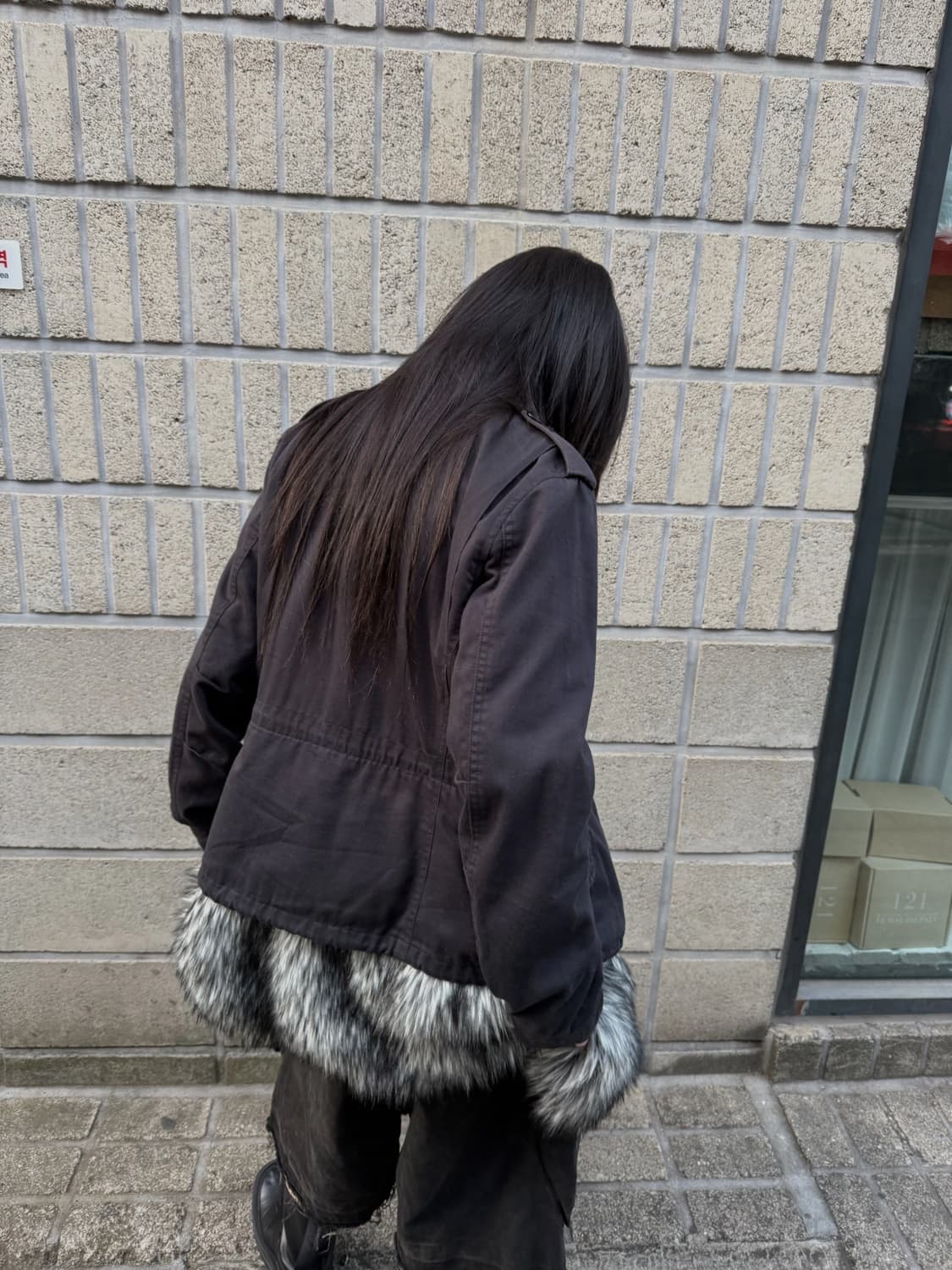 미하라 야스히로 퍼 디테일 자켓 상품이미지10