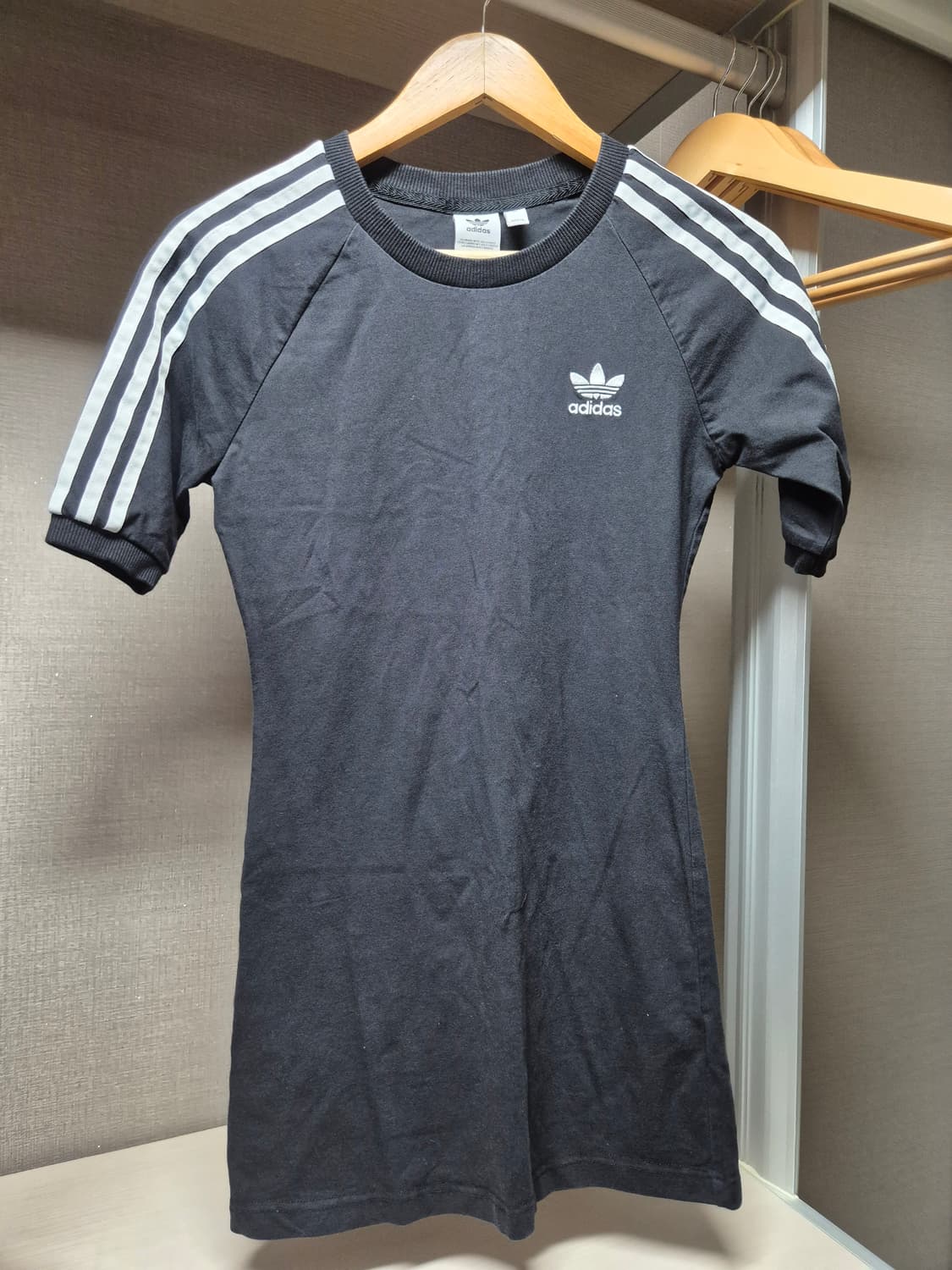 아디다스 오리지널 반팔 원피스 블랙 M 상품이미지1