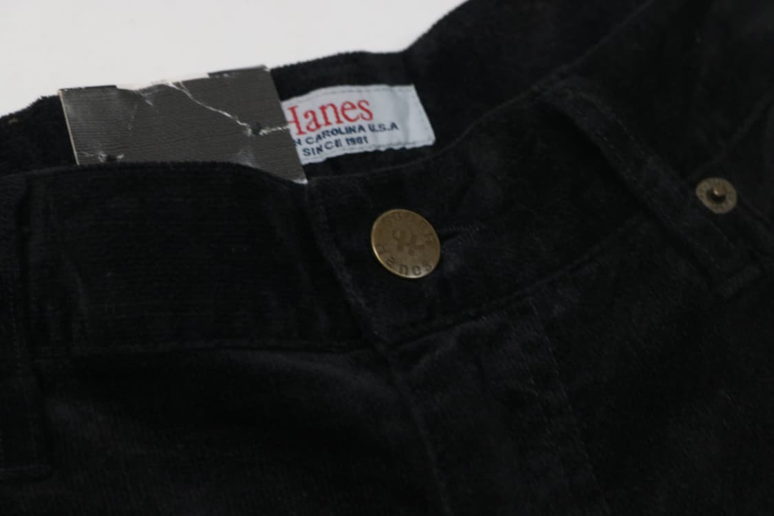 Hanes 헤인즈 빈티지 블랙 코듀로이 팬츠 (32) 상품이미지4