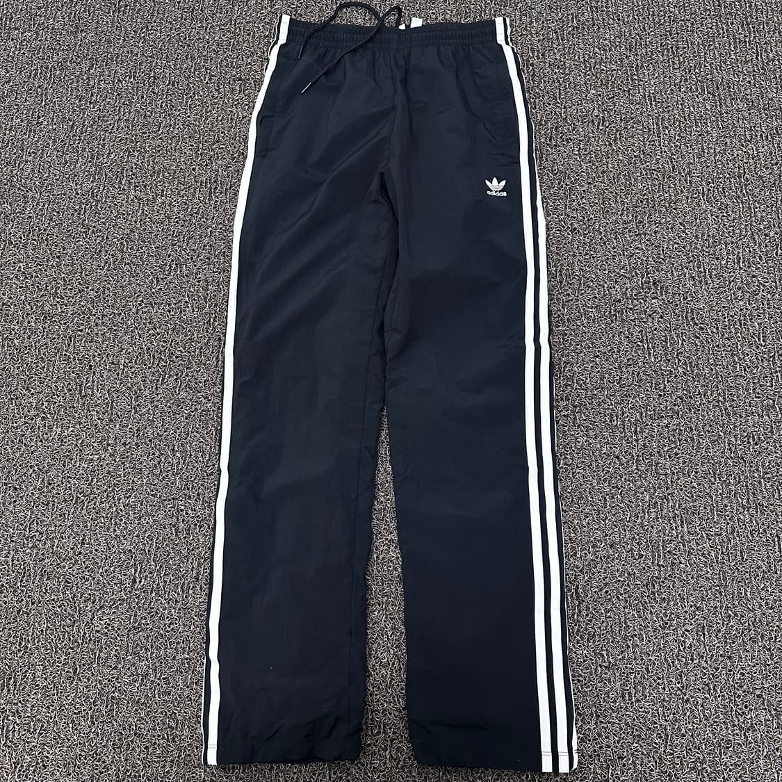 아디다스 여성 나일론 바스락 추리닝 바지 블랙 XS 상품이미지1