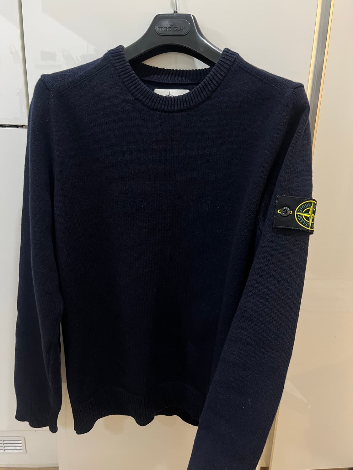 23fw 스톤아일랜드 네이비 램스울니트 L 상품이미지1