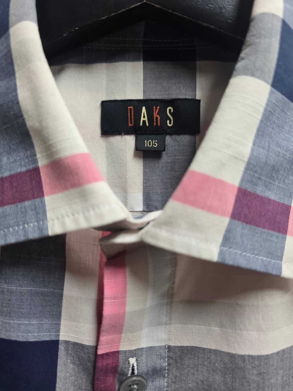 닥스 반팔 체크 셔츠 105 상품이미지2