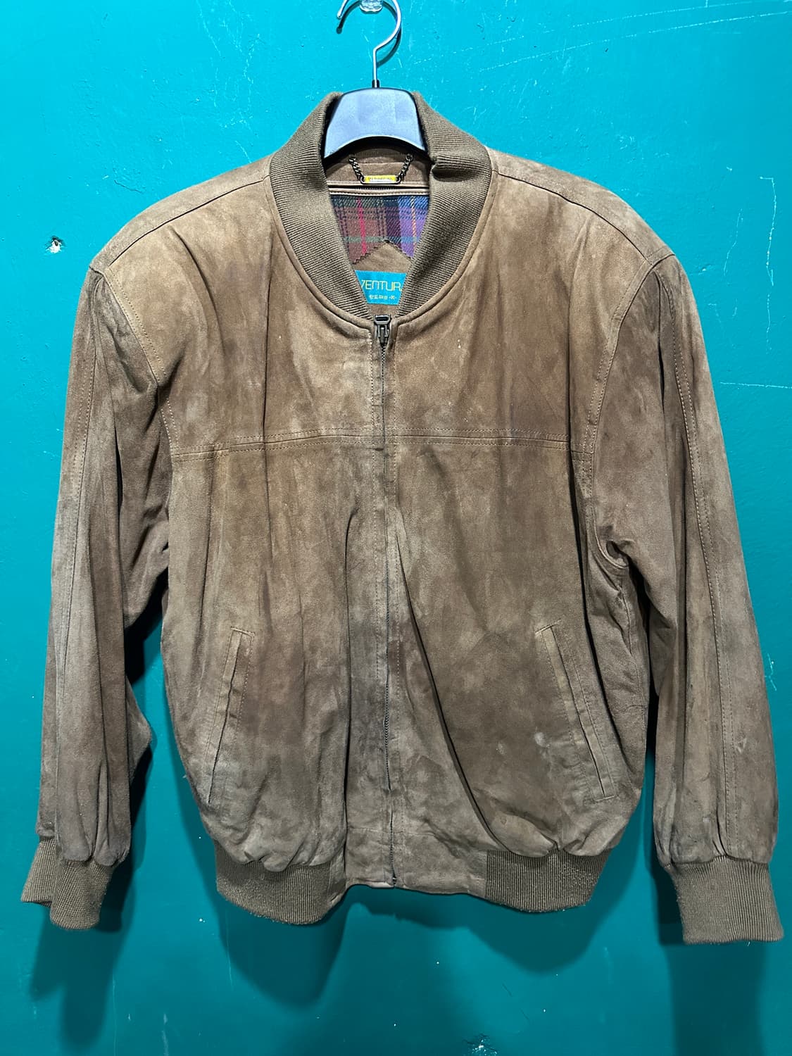 빈티지 산양가죽 스웨이드 블루종 105 상품이미지1