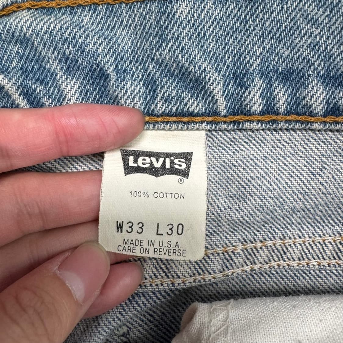 LEVI'S 커스텀 밀리터리 데님 팬츠 W33 L30 상품이미지4