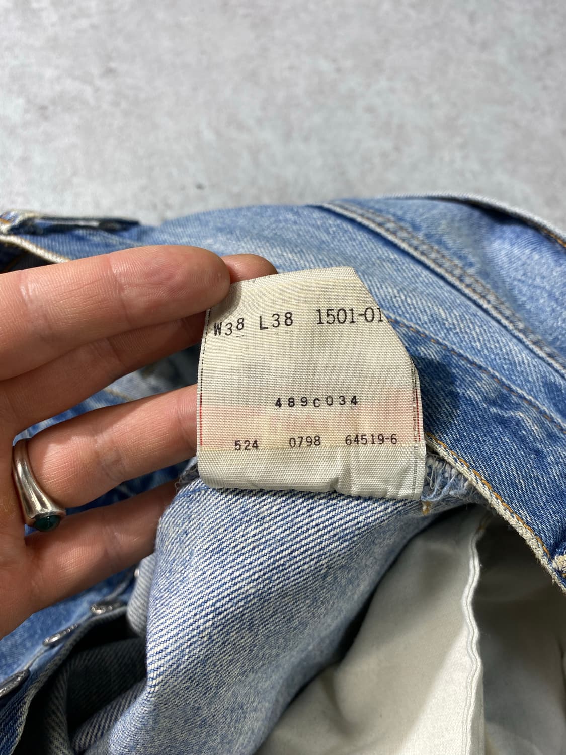 [35-36] 90s USA Levi's 리바이스 501xx 데님팬츠 상품이미지8