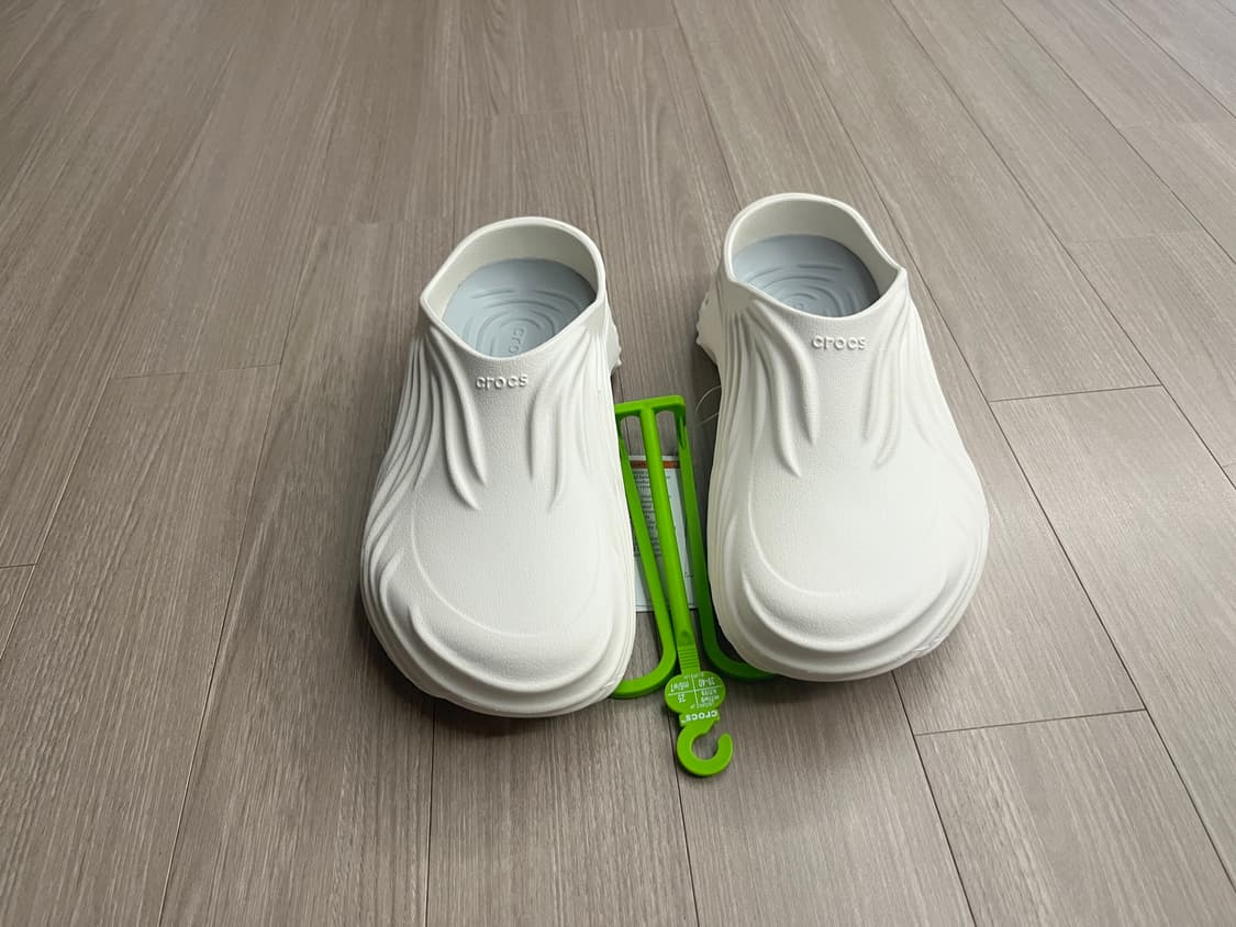 크록스 에코 웨이브 뮬 슬라이드 크림 260 새제품 상품이미지2